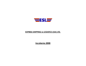 Incoterms 2000 - Express Shipping and Logistics