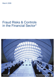 Fraud Risks & Controls in the Financial Sector