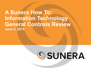 How to do a General IT Controls Review