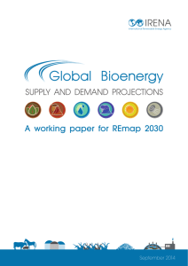Global Bioenergy Supply and Demand Projections: A working paper