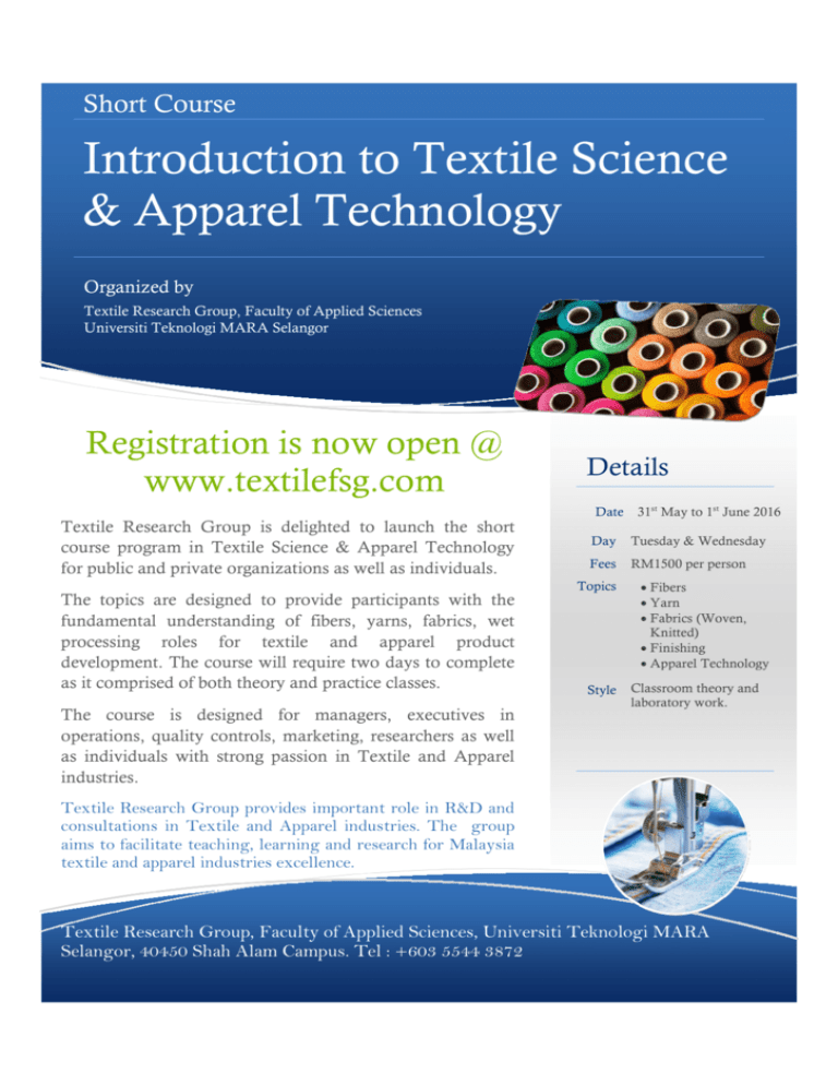 phd in textile science