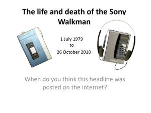 The life and death of the Sony Walkman