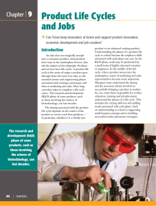 Product Life Cycles and Jobs - Labor Market and Career Information