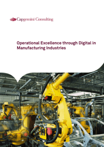 Operational Excellence through Digital in Manufacturing Industries