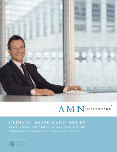 clinical workforce issues