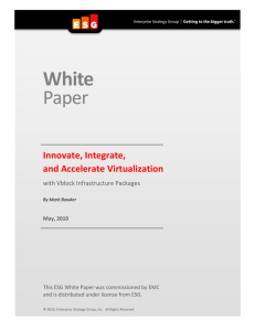 Innovate, Integrate, and Accelerate Virtualization with Vblock