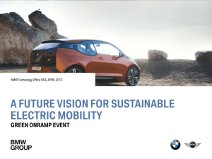 a future vision for sustainable electric mobility