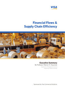 Financial Flows & Supply Chain Efficiency