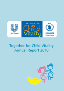 Together for Child Vitality Annual Report