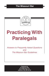 Practicing With Paralegals