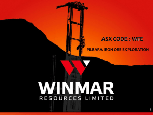 ASX CODE : WFE - Winmar Resources