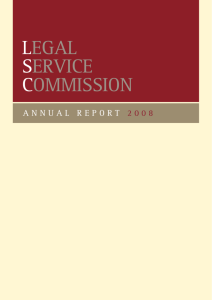 Year 2008 - the Singapore Legal Service