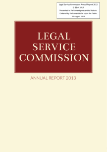 legal service commission - Parliament Of Singapore