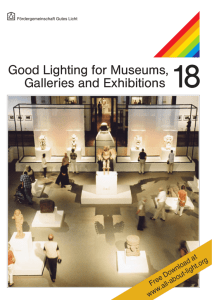 Good Lighting for Museums, Galleries and Exhibitions 18