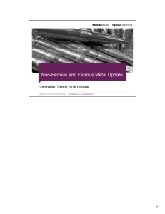 Non-Ferrous and Ferrous Metal Market Update PDF