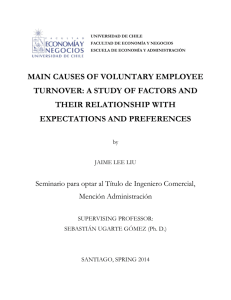 MAIN CAUSES OF VOLUNTARY EMPLOYEE TURNOVER: A