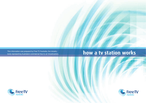 how a tv station works