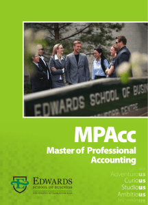 Master of Professional Accounting