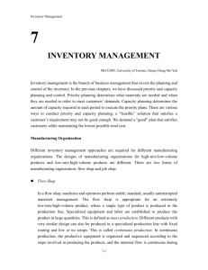 CHAPTER 7: INVENTORY MANAGEMENT