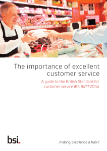 The importance of excellent customer service
