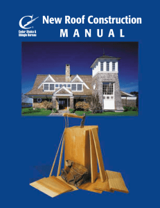 New Roof Construction MANUAL