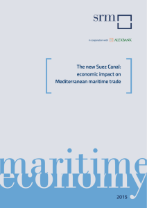 The new Suez Canal: economic impact on Mediterranean maritime