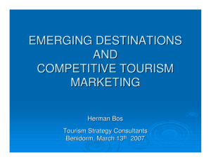 emerging destinations and competitive tourism marketing
