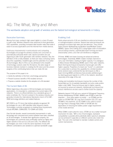 4G: The What, Why and When