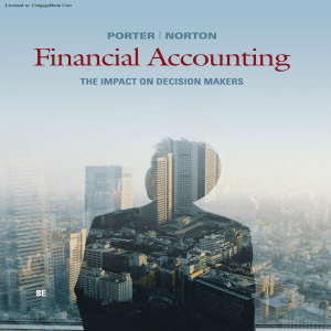 Financial Accounting, 8th ed. (Porter)