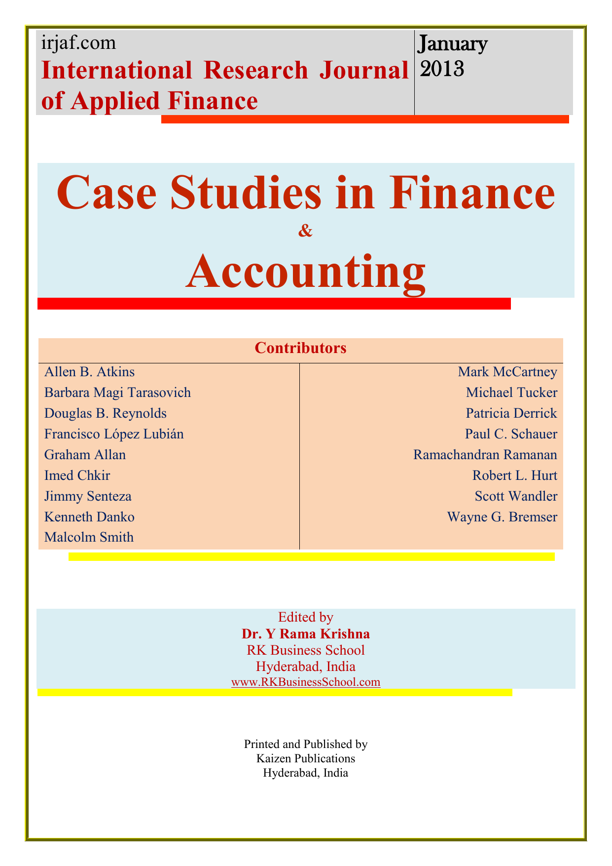 research papers on accounting and finance