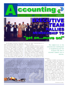 1st Quarter - Philippine Institute of Certified Public Accountants