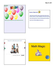 Math Magic - Maples Technology PD
