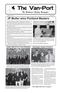 JP Muller wins Portland Masters