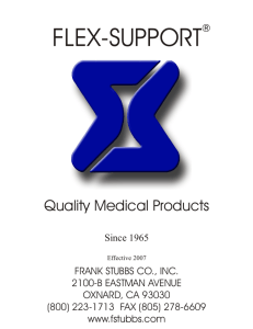 flex-support - Frank Stubbs Company, Inc.