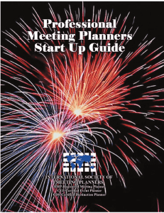professional meeting planners start up guide - ISMP