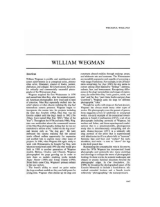 WILLIAM WEGMAN