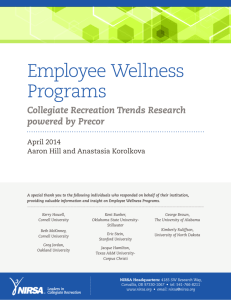 Employee Wellness Programs