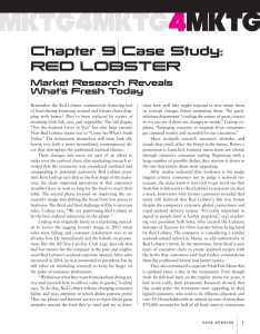 Chapter 9 Case Study