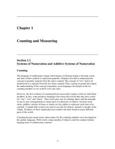 Systems of Numeration and Additive Systems of