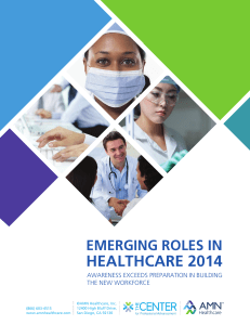 Emerging Roles in Healthcare 2014