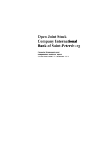 Open Joint Stock Company International Bank of Saint