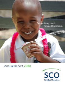 Annual Report 2010 - SCO Family of Services