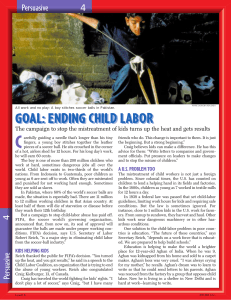 Ending Child Labor