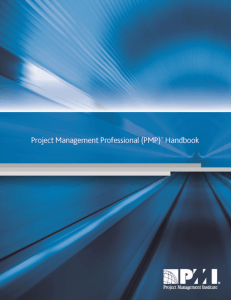 PMP Handbook - Project Management Institute