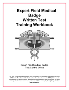 Expert Field Medical Badge Written Test Training