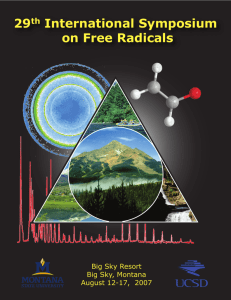 abstract book - International Symposium on Free Radicals