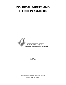 political parties and election symbols
