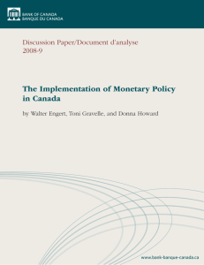 The Implementation of Monetary Policy in Canada