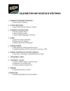 elements of science fiction