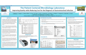 The Patient Centered Microbiology Laboratory